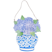 Load image into Gallery viewer, Door Hanger - Hydrangea Vase