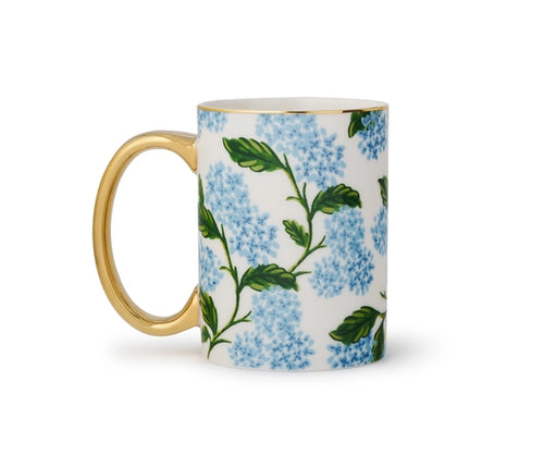 Hydrangea Porcelain Coffee Mug