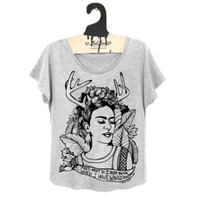Load image into Gallery viewer, Frida Tee - Feet What Do I Need You For When I Have Wings To Fly