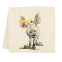 Load image into Gallery viewer, Piglet tea towel