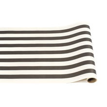 Load image into Gallery viewer, Table Runner - Black and White Classic Stripe