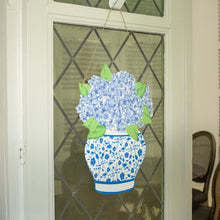 Load image into Gallery viewer, Door Hanger - Hydrangea Vase