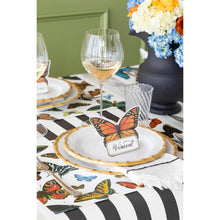 Load image into Gallery viewer, Table Runner - Black and White Classic Stripe