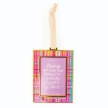 Load image into Gallery viewer, Tartan Plaid Frame Ornament