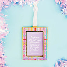 Load image into Gallery viewer, Tartan Plaid Frame Ornament