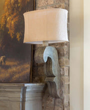 Load image into Gallery viewer, Antique Gray Corbel Lamp