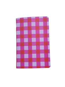 Mini Notebook - Pink Gingham