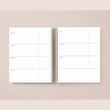 Load image into Gallery viewer, Simply Yours Day Planner - Navy Linen, undated