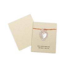Load image into Gallery viewer, Hand Forged Milagro Heart Card