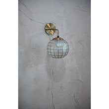 Load image into Gallery viewer, Capiz Wall Sconce with Brass Finish