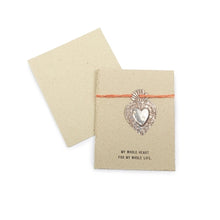 Load image into Gallery viewer, Hand Forged Milagro Heart Card
