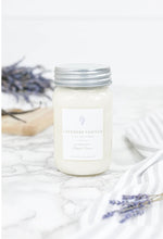 Load image into Gallery viewer, Antique Candle Company - Lavender Vanilla Mason Jar Candle, Large