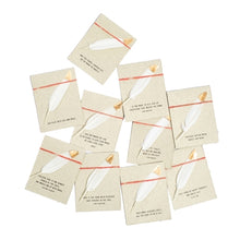Load image into Gallery viewer, Gold Tipped Feather Card
