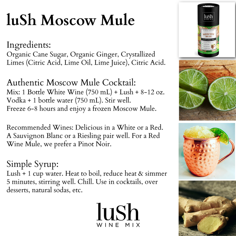 Moscow Mule Recipe Towel Kitchen Towels Bar Towels Dish 