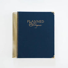 Load image into Gallery viewer, Simply Yours Day Planner - Navy Linen, undated