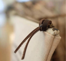 Load image into Gallery viewer, Canvas Zippered Pouch - Audrey Hepburn