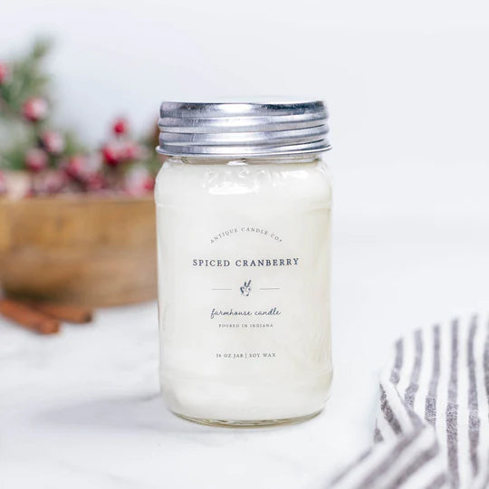 large mason jars / mason & co. candles