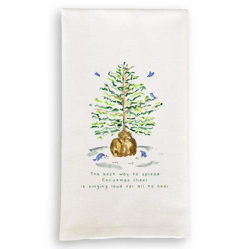 Cotton Tea Towel - The Best Way to Spread Christmas Cheer