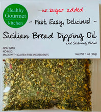 Load image into Gallery viewer, Healthy Gourmet Kitchen - Sicilian Dipping Oil Mix and Seasoning Blend