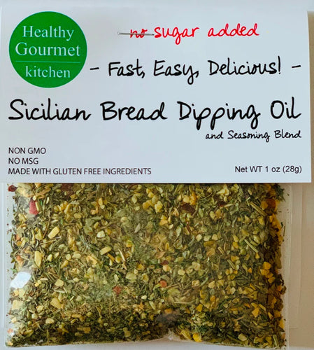 Healthy Gourmet Kitchen - Sicilian Dipping Oil Mix and Seasoning Blend