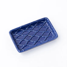 Load image into Gallery viewer, Textured Soap Dish - Navy Blue