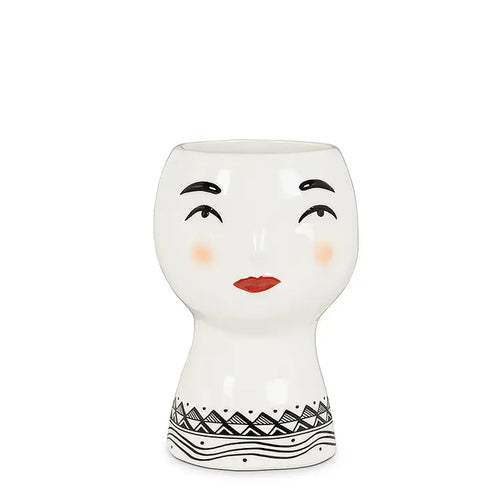 Lady Head Planter / Vase