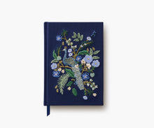 Load image into Gallery viewer, Peacock Embroidered Journal