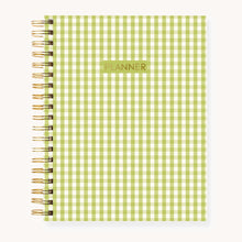 Load image into Gallery viewer, Elyse Breanne Designs Planner - Green Gingham, undated