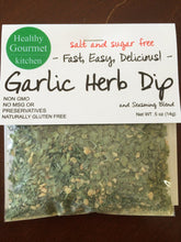 Load image into Gallery viewer, Healthy Gourmet Kitchen - Garlic Herb Dip Mix