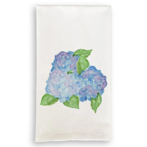 Cotton Tea Towel - Hydrangea Bouquet