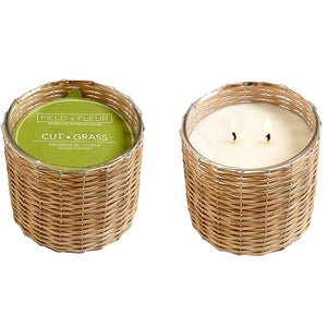 HIllhouse Naturals - Cut Grass Handwoven Wrapped Candle
