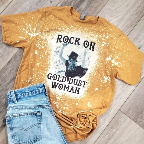 Stevie Nicks Tee - Rock On Gold Dust Woman
