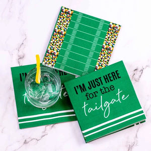 Football Stadium Cocktail Napkins - I'm Just Here For The Tailgate