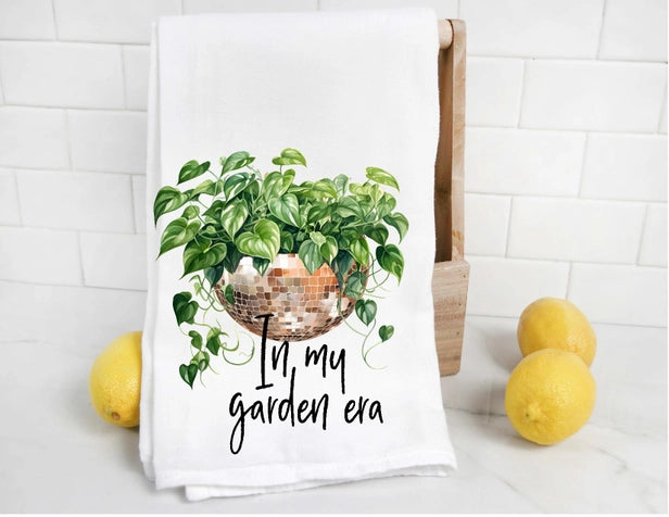 Cotton Tea Towel - In My Garden Era