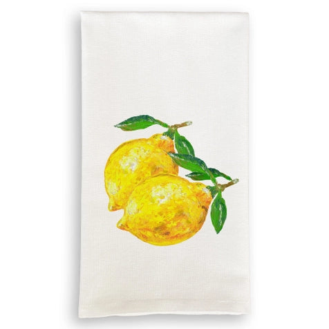 Cotton Tea Towel - Lemons