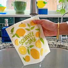 Load image into Gallery viewer, Lemon Swedish Dishcloth