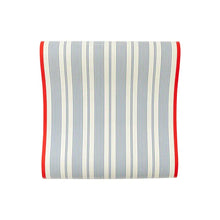 Load image into Gallery viewer, Red and Blue Striped Table Runner