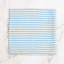 Load image into Gallery viewer, Madison Stripe Napkin - Palace Blue/White