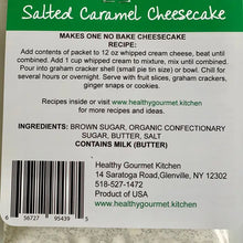 Load image into Gallery viewer, Healthy Gourmet Kitchen - Salted Caramel Cheesecake Dip Mix