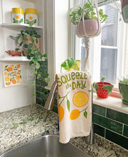 Load image into Gallery viewer, Lemon Tea Towel