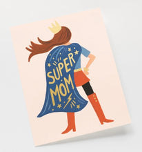 Load image into Gallery viewer, Super Mom Greeting Card