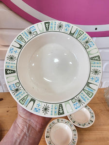 5pc Set Vintage Dishware - Taylor Smith Taylor TST CATHAY