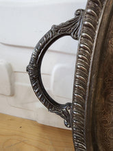Load image into Gallery viewer, Vintage Silverplate Serving Tray