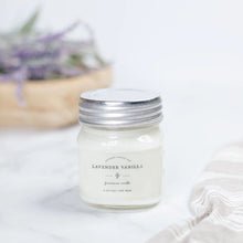 Load image into Gallery viewer, Antique Candle Company - Lavender Vanilla Mason Jar Candle, Small