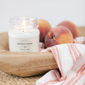 Antique Candle Company - Georgia Peach Mason Jar Candle, Small
