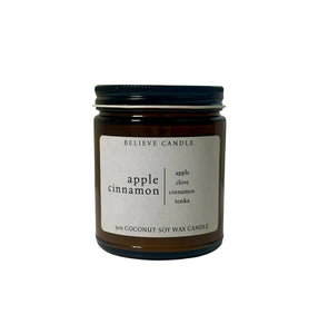 Apple Cinnamon Candle Jar