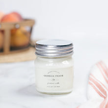 Load image into Gallery viewer, Antique Candle Company - Georgia Peach Mason Jar Candle, Small