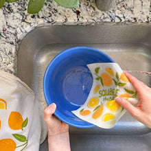 Load image into Gallery viewer, Lemon Swedish Dishcloth