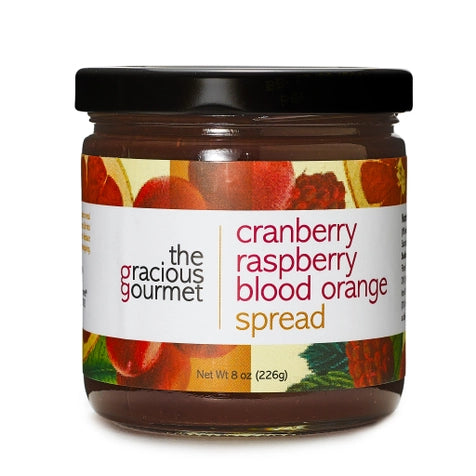 The Gracious Gourmet - Cranberry Raspberry Blood Orange Spread
