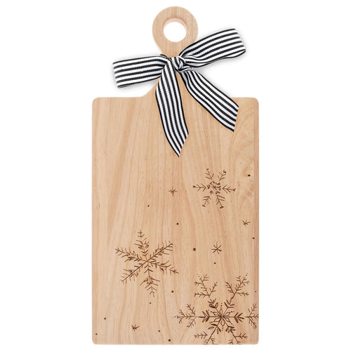Etched Cutting Board - Snowflakes